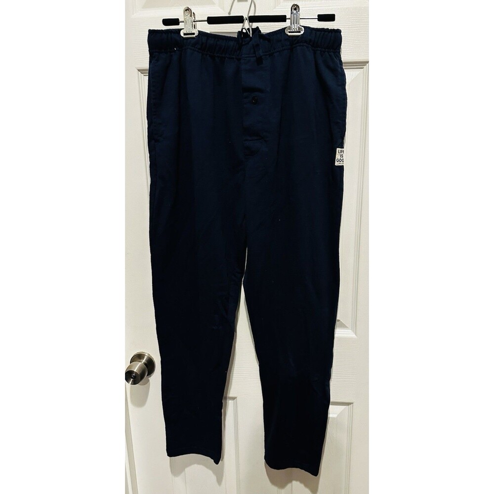Life is Good Navy Blue Sleep/Casual Lounge Pants Men’s Size XL